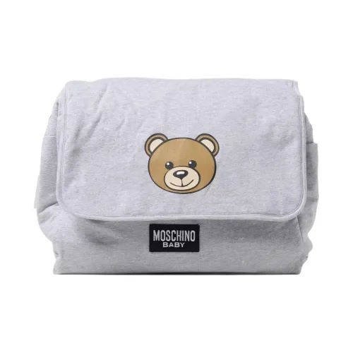 MOSCHINO 100% хлопок Через плечо Одно плечо Сумка Детский Серый