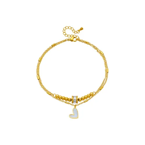 CHIEMOT Титановые стальные браслеты на щиколотку для женщин