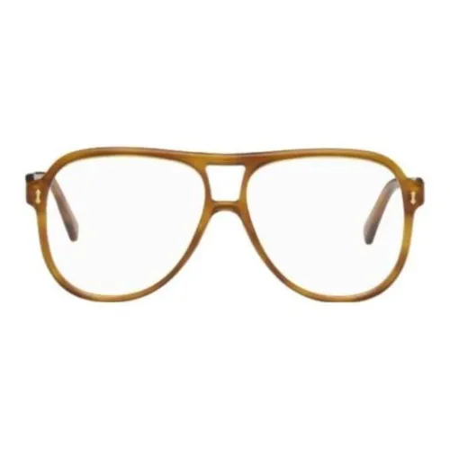 GUCCI Aviator Оправы для очков Женские Коричневый