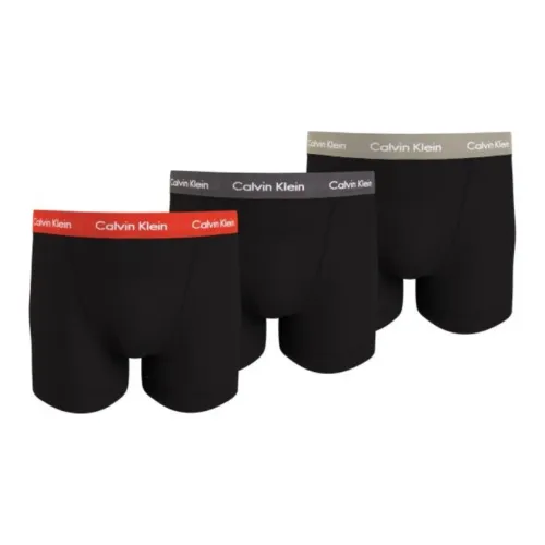 CK Calvin Klein Основная часть 3ПК Трусы Европейская версия Мужской 3 упаковки Черный