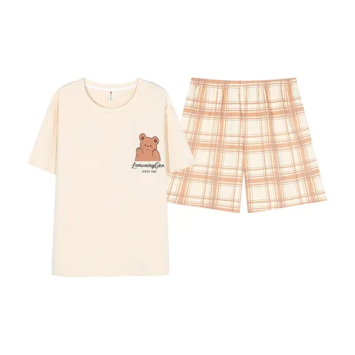 Follow the United States Пижамный комплект Женские Абрикос