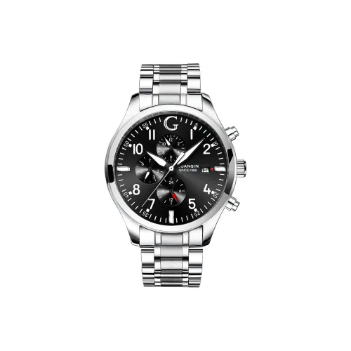 GUANQIN Автоматический Механический Механизм Мужские Часы 423 мм Черный