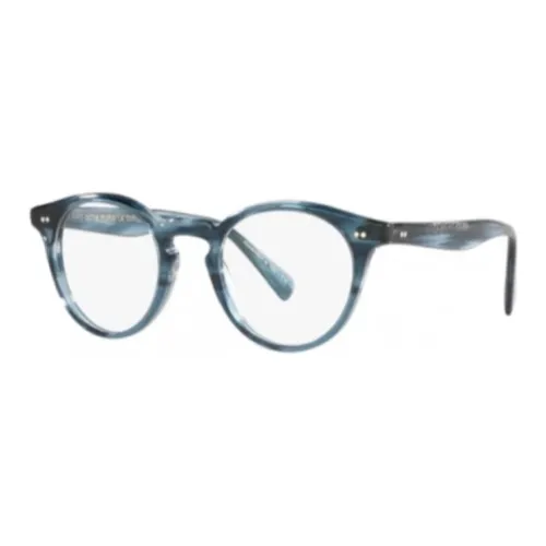 Oliver Peoples Овал Оправы для очков Унисекс Синий