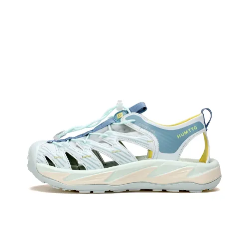 HUMTTO Пляжные сандалии Женские Айвори Белый Ледяной Синий