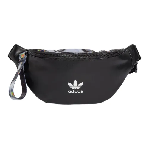 Adidas Полиуретан ПУ (полиуретан) Бананка Унисекс Черный