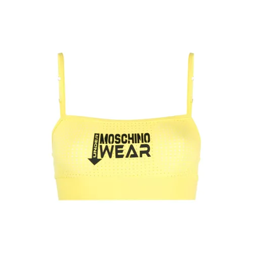 MOSCHINO Канареечно-желтый Женские Бюстгальтеры