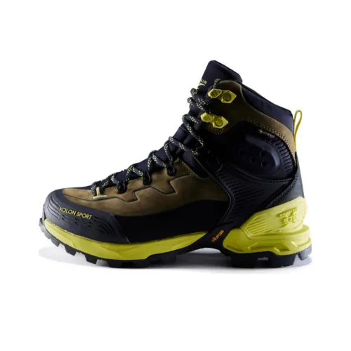 KOLON SPORT HIKE Series Альпинистские и туристические ботинки MID Топ Хаки Унисекс