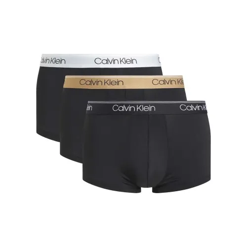 CK Calvin Klein LOW Step Шов Основная часть 3Пак Боксеры Европейская версия Мужской 3 упаковки