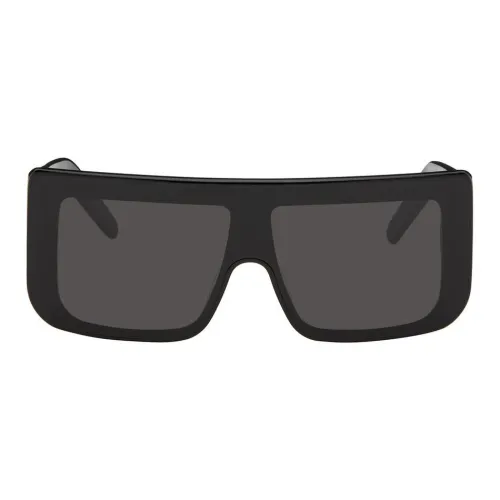 RICK OWENS совместный бренд RO Ацетатные квадратные солнцезащитные очки Женские Черные