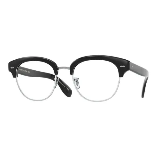 Oliver Peoples Ацетат Овальные Оправы для Очков Мужские Черные