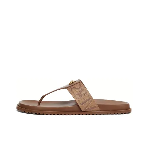 VERSACE Шлепанцы Коричневый Мужской