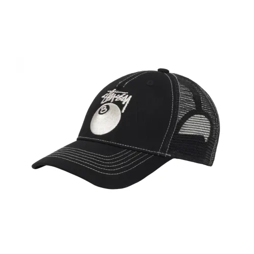 Stussy Хлопок Кепки Унисекс Черный