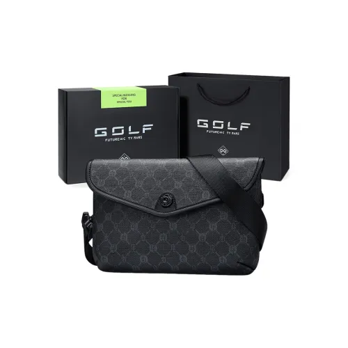 GOLF Чехол для телефона из ПВХ Конверт Сумка Сумка через плечо Сумка на плечо Маленькая мужская черная