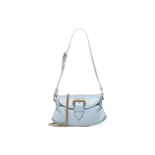 PINKO Сумка через плечо из коровьей кожи женская синяя