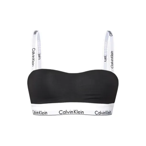 Calvin Klein LIGHTLY LINED Бандо Бюстгальтер Европейская версия Женские Черный