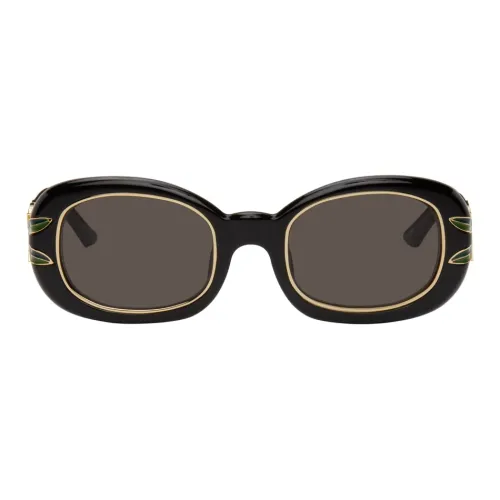 CASABLANCA Эмаль Ацетат Нерегулярная форма Солнцезащитные очки Мужской Черный