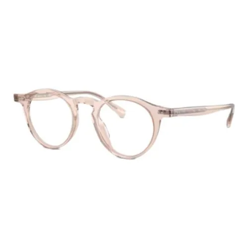 Oliver Peoples Ацетат Овальные Оправы для Очков Мужские Розовые