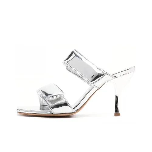 GIA BORGHINI Слипоны Женские Серебряные