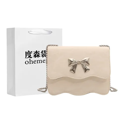 Dusen Kangaroo ПУ (полиуретан) Сумка через плечо Стандартная Женская Экрю Розовый Синий Черный