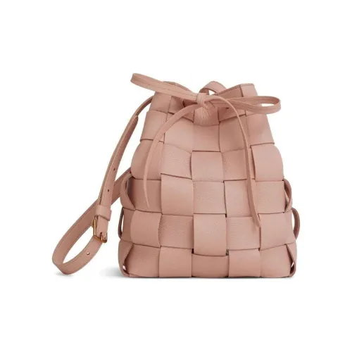 MANSUR GAVRIEL Телячья кожа Ведрообразная сумка Сумка через плечо Мини Женская Розовая