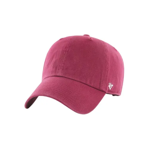 Кепки '47 из хлопковой саржи унисекс розовые