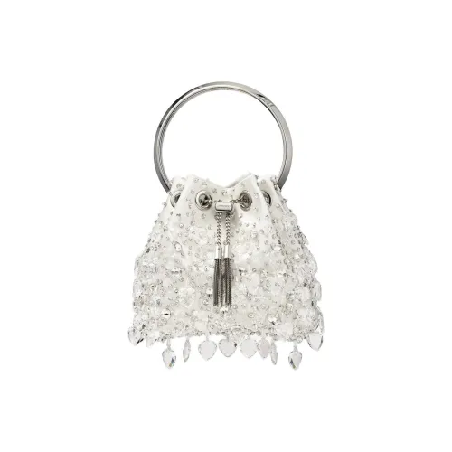 Jimmy Choo Satin Сумка через плечо Сумка Женская Белая