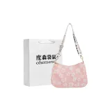 Пояс для текстиля, стильное позиционирование, розовый + сумка для покупок