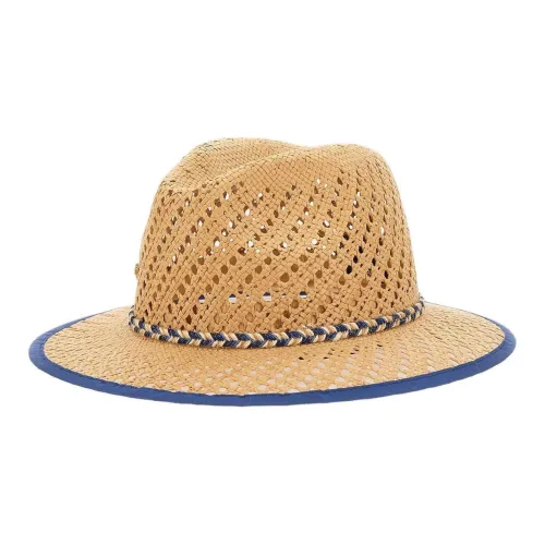 Borsalino Ткань Соломенная Шляпа Женская Бежевая