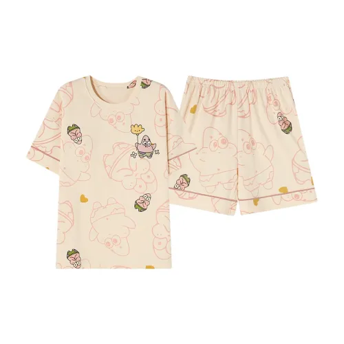 The Story Of The Flower Season Пижамный комплект женский абрикосовый