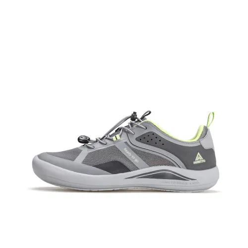 HUMTTO Альпинистские и туристические ботинки Низкий верх Дымчатый серый Небесный серый Мужской