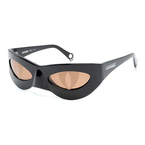 CHARLES JEFFREY Ацетат Кошачий глаз Солнцезащитные очки Мужской Черный