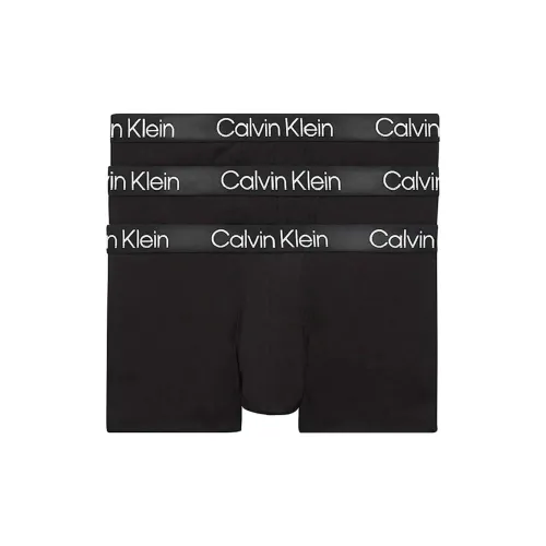 Calvin Klein Основная часть 3PK Трусы Европейская версия Мужской 3 упаковки Черный