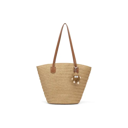 ST SAT Ткань Сумка через плечо Тоут Сумка Сумка через плечо Большая Женская Хаки