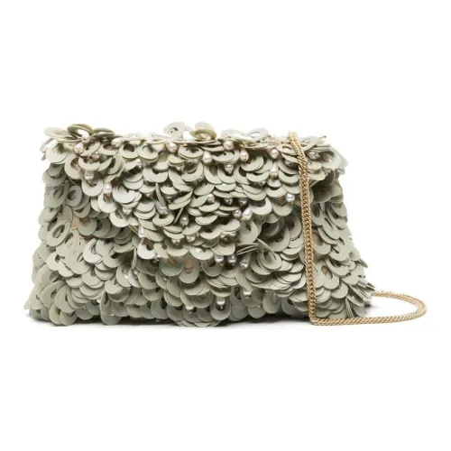 DRIES VAN NOTEN Телячья кожа Через плечо Одно плечо Клатч Женский Светло-зеленый