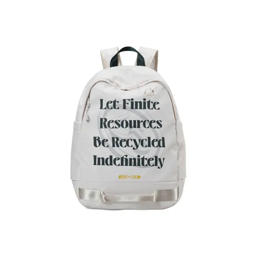 FINITE LOOP Переработанный материал Рюкзак Унисекс Экрю