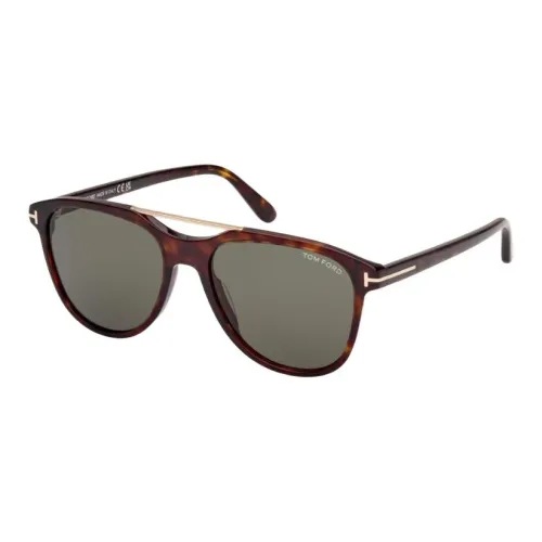 TOM FORD Пластик Aviator Солнцезащитные очки Унисекс Коричневый