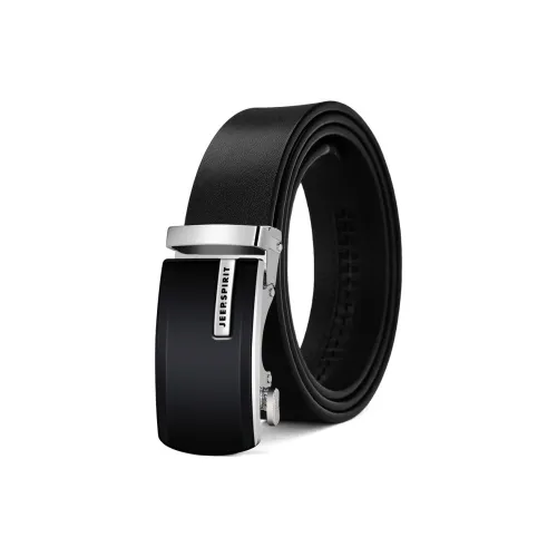 JEEP SPIRIT Минималистский стиль JEEP Бизнес Автоматическая застежка Ремни из коровьей кожи Мужской 3,5 см