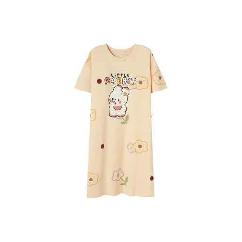 The Story Of The Flower Season Ночная сорочка Женская Абрикос