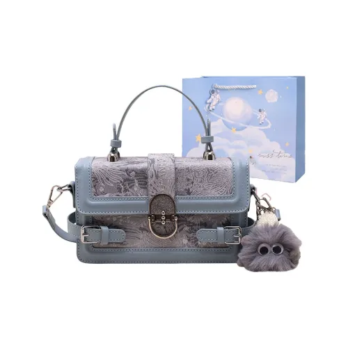 Duoluplo Doron Paul ПУ (полиуретан) Маленькая квадратная сумка сумка через плечо сумка на плечо обычная женская синий розовый