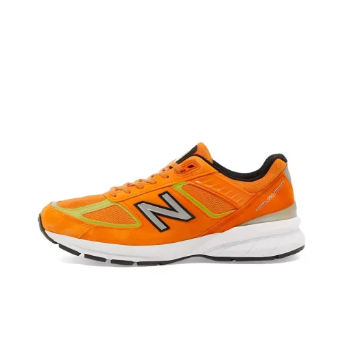 New Balance NB 990 V5 Low Топ Беговые кроссовки Мужской Оранжевый Желтый Сделано в США