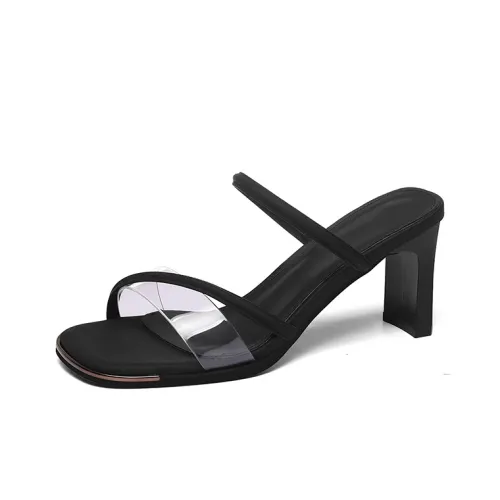 Golden Silk Rabbit Слипоны Женские Черные