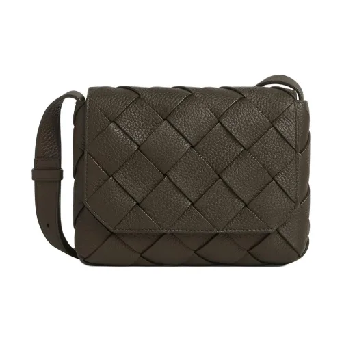 Bottega Veneta Сумка через плечо из коровьей кожи Мужская Хаки