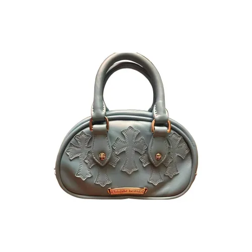 Chrome Hearts Кожа Bowling Bag Сумка Женская Indigo