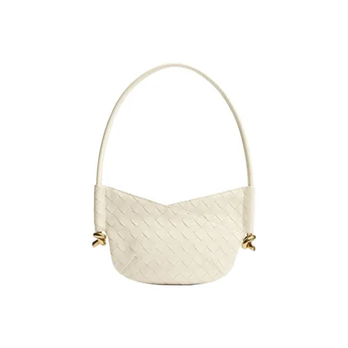 Bottega Veneta Solstice Овчина Сумка Сумка через плечо Женская Цвет морской соли