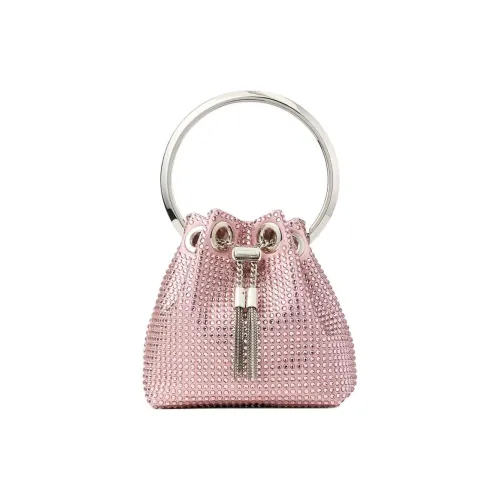 Jimmy Choo Satin Сумка через плечо Сумка Мини Женская Розовая