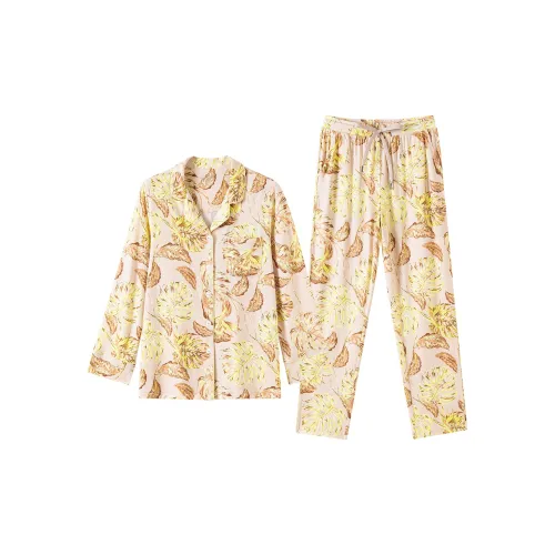 JOCKEY Лист Принт Женские Пижамные Комплекты