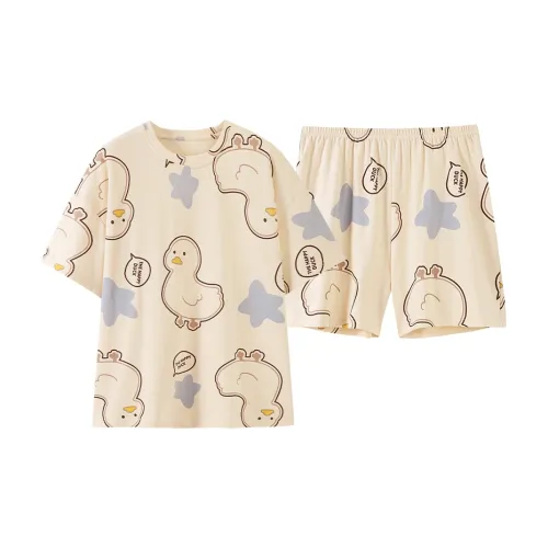 The Story Of The Flower Season Пижамный комплект женский абрикосовый