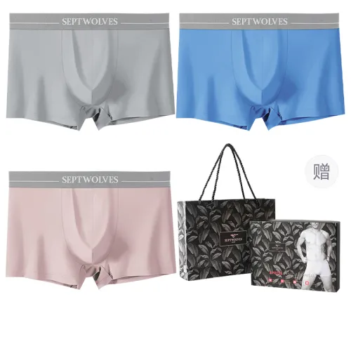 SEPTWOLVES Мужское нижнее белье подарочная коробка 3 штуки