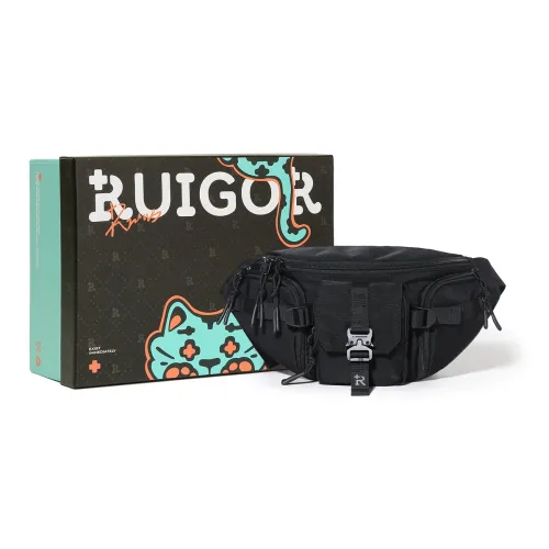 RUIGOR Сумка через плечо Слинг-сумка Сумка на пояс Унисекс Черная