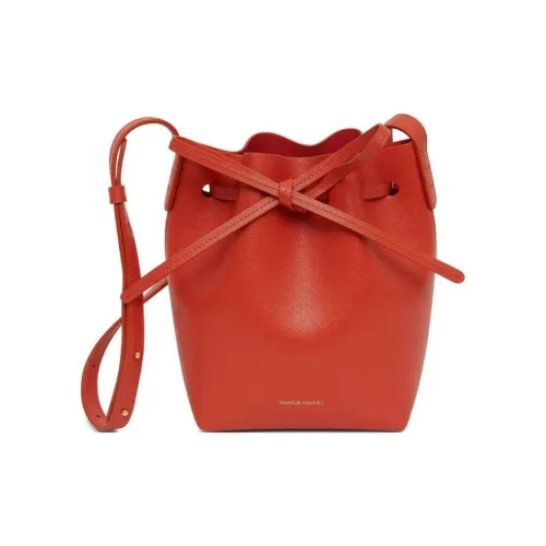 MANSUR GAVRIEL Сумка через плечо из коровьей кожи женская папайя красный